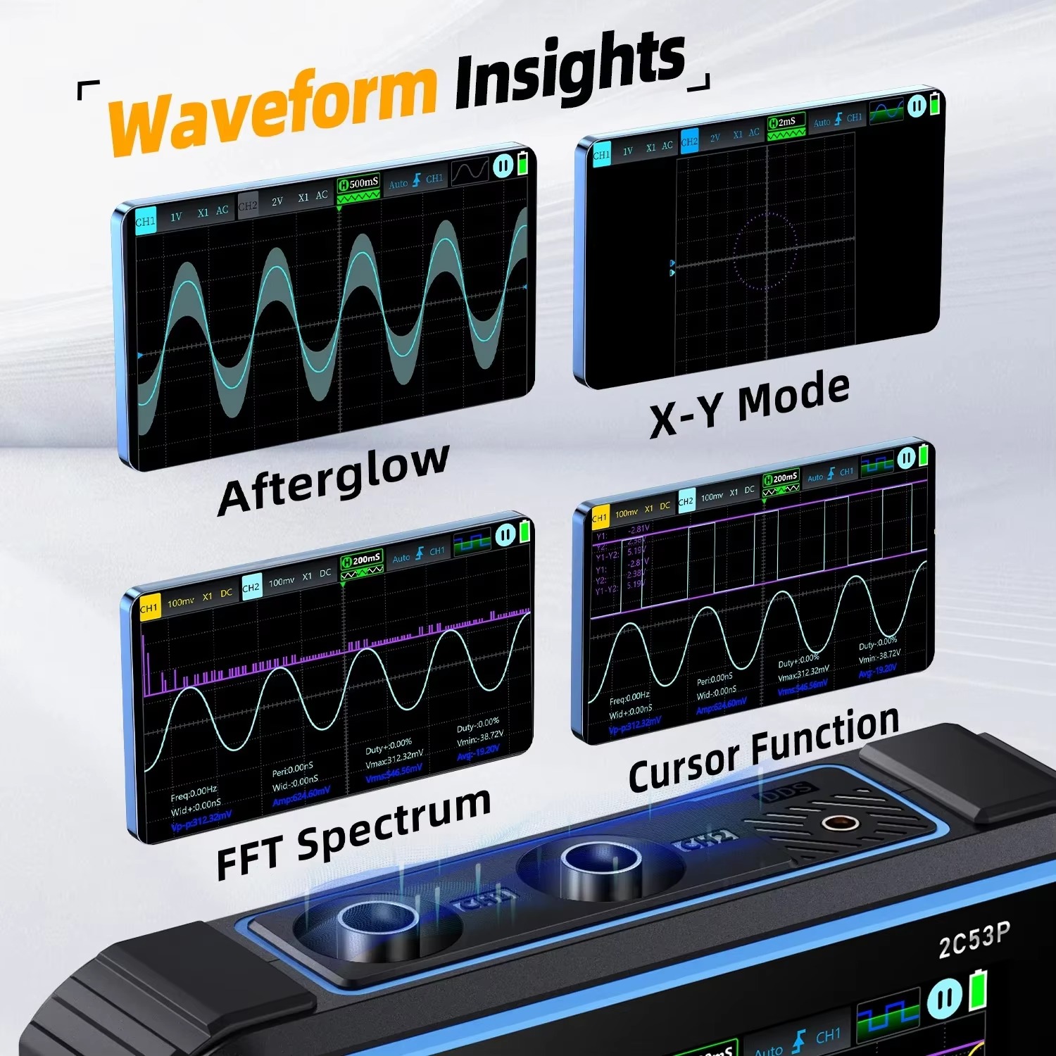 Osciloscopio Digital con Panta - Signal Generator Spectrum Analyzer reseña y precio