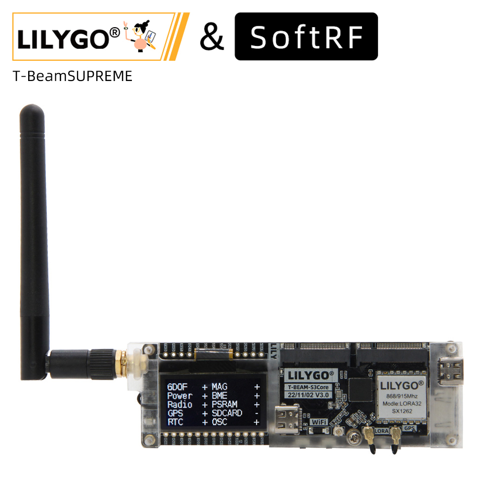 LILYGO® SoftRF T-Beam SUPREME- - Esp32 S3 Development Board Lot reseña y precio