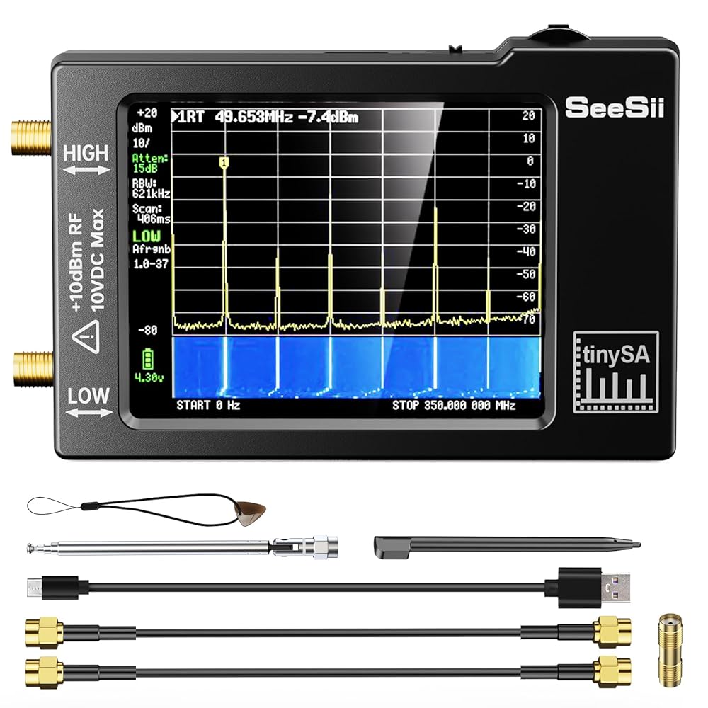 Analizador de Espectro Compact - Signal Generator Spectrum Analyzer reseña y precio